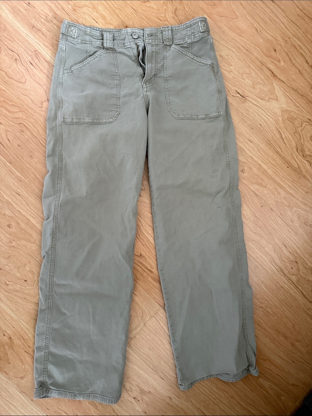 American Eagle Outfitters Olive Green Bootcut Utility Pants